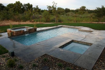 spade in ground pool